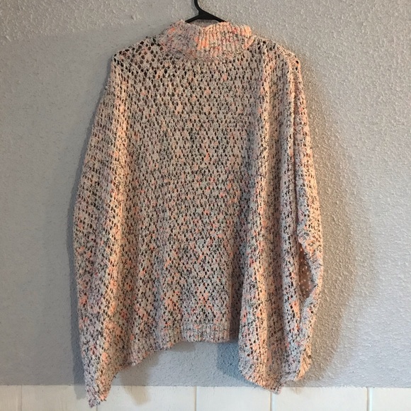 Anthropologie Akemi + Kin Knit Poncho White Small - Picture 12 of 12